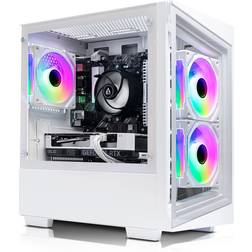 AWD-IT LEVEL 3 Ryzen 5 3600 6 Core Nvidia RTX 3050 8GB White Desktop PC for Gaming