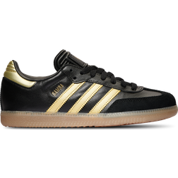 adidas Junior Samba Messi Indoor Soccer - Core Black/Gold Metallic/Gum
