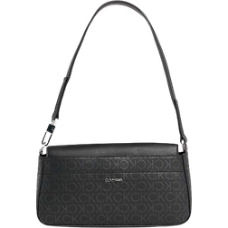 Calvin Klein Logo Shoulder Bag - Black Epi Mono