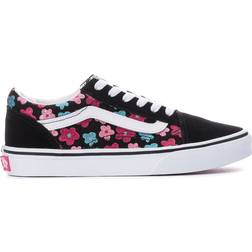 Vans Kid's Old Skool Glitter - Flower Power Multi/True White