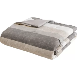 Madison Park Ryder Bedspread Grey, Beige (228.6x228.6cm)