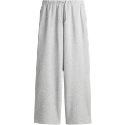 H&M Wide Joggers - Light Grey Marl