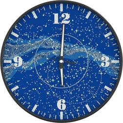 vidaXL Luminous Blue Väggklocka 30cm