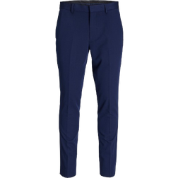 Jack & Jones Franco Super Slim Fit Tailored Trousers - Blue/Medieval Blue