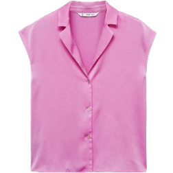 Mango Flowing Blouse - Pink