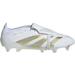 Adidas Predator Elite Fold-Over Tongue FG - Cloud White/Gold Metallic