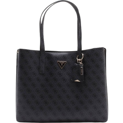 Guess Meridian Girlfriend Tote Bag - Coal Logo