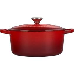 Le Creuset Cerise Signature Cast Iron Round con tapa 3.3 L 22 cm