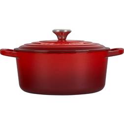 Le Creuset Cerise Signature Cast Iron Round med låg 22cm