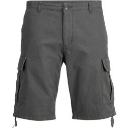 Jack & Jones Regular Fit Cargo Shorts - Grey/Asphalt