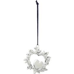 Rosendahl Wild Heart Silver Plated Adorno de Árbol de Navidad 8cm