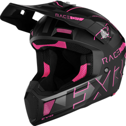 FXR Clutch Evo 2023 Casque de motoneige, noir-rose, taille pour Hommes Adulte