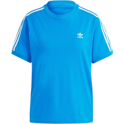 Adidas Women 3-Stripes T-shirt - Blue Bird