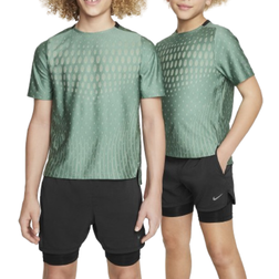 Nike Older Kid's Multi Tech Dri-FIT ADV Training Top - Bicoastal/Olive Aura/Black (FJ6815-361)