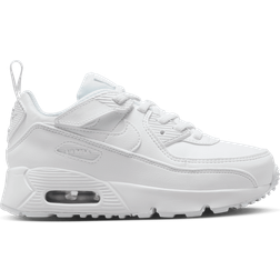 NIKE Air Max 90 EasyOn PSV - White/Metallic Silver/White/White