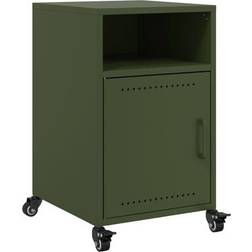 vidaXL 846724 Olive Green Bedside Table 36x39cm