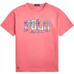 Polo Ralph Lauren Classic Fit Plaid Logo Jersey T-shirt - Adirondack Berry