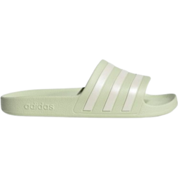 Adidas Adilette Aqua - Linen Green/Zero Metalic