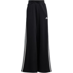 Adidas Essentials 3 Stripes French Terry Wide Pants - Black/White