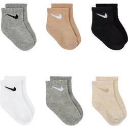 Nike Baby Ankle Socks 6-pack - Dark Grey Heather (NN0641-G0E)