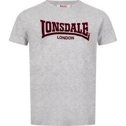 Lonsdale Men's One Tone T-shirt - Grey Marl