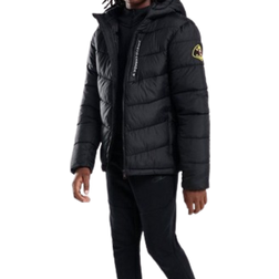 Zavetti Kid's Canada Fallonino Hybrid Puffer Jacket - Black