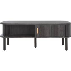 Safavieh Tealla Distressed Black/Gold Coffee Table 22x43"