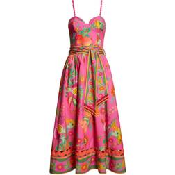 Farm Rio Delicate Fruit Garden Maxi Dress - Pink