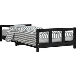 vidaXL Kid's Bed Frame Solid Pine 37.6x80.9"