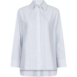 Neo Noir Gili Stripe Shirt - White