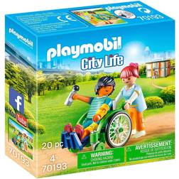 Playmobil City Life Patient in Wheelchair 70193
