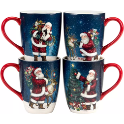 Certified International Santa's Secret Mug 16fl oz 4