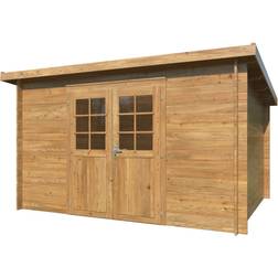 Palmako Alice Brun Trykimprægneret Skur 9 m² (Areal )