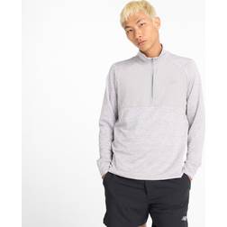New Balance Athletic Heat Grid 1/2 Zip - Grey Poly Knit
