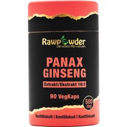 Rawpowder Panax Ginseng Extrakt 500mg 90 Capsules 90 stk