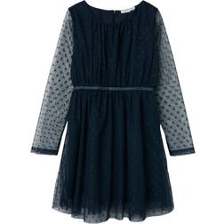 Name It NKFVabos Jurk - Smoky Blue/Nachtblauw