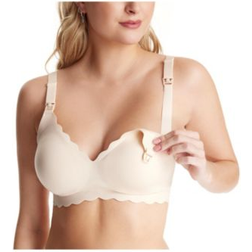 Momcozy Jelly Strip Nursing Bra Cream