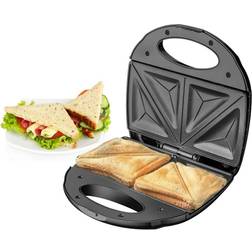 Belaco Sandwich Maker 2 Slice Sandwich Toaster Machine Non-Stick Easy Clean 750W Triangle cooking, Non-stick coating plate