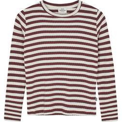 Mads Nørgaard 5x5 Classic Stripe Talika Top - Sassafras/Vanilla Ice (202749)