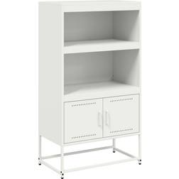 vidaXL 846505 White Skænk 68.5x123.5cm