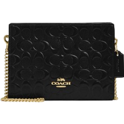 Coach Outlet Slim Crossbody In Signature Leather - Novelty Leather/Gold/Black