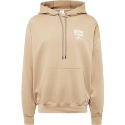 NIKE Trail Men's Dri-FIT Fleece Running Hoodie - Khaki/Summit White