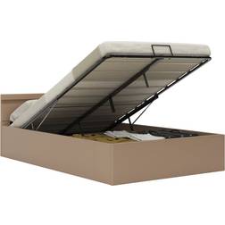vidaXL LED Faux Leather Sängram 140x200cm