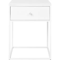 House Nordic Rasa Side Table 1 Drawer White Frame Sängbord 40x40cm