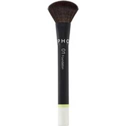 Sephora Collection 01 Foundationpensel Intuitiv Påføring, Perfekt Finish Vegan Brush-24 01 For Women