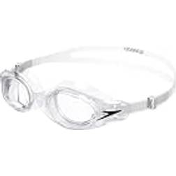 Speedo Hydrosity 2.0 simglasögon, anti-dimma, anti-läckage simglasögon för vuxna, klara/vita, en
