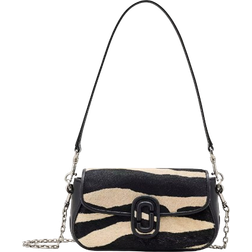 Marc Jacobs The Zebra Haircalf Clover Shoulder Bag - Black/White