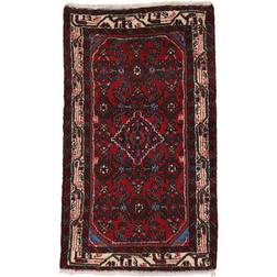 RugVista Hamadan Svart, Röd, Grå 75x130cm