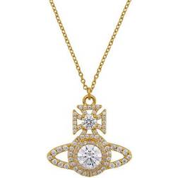 Vivienne Westwood Norabelle Pendant Necklace - Gold/Transparent