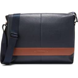 Cole Haan Triboro Messenger Bag - Navy Blazernew British Tan